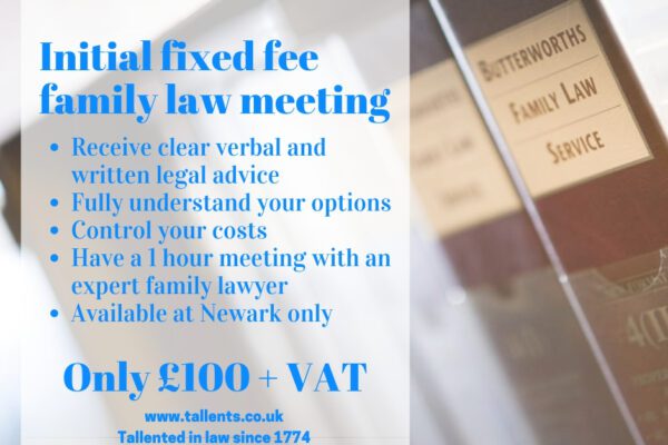 initial fixed fee family law meeting in Newark