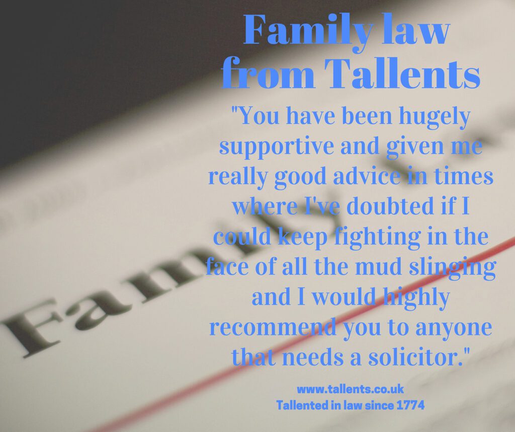 Testimonial for Andrew Stout, Family Lawyer at Tallents Solicitors in Newark 