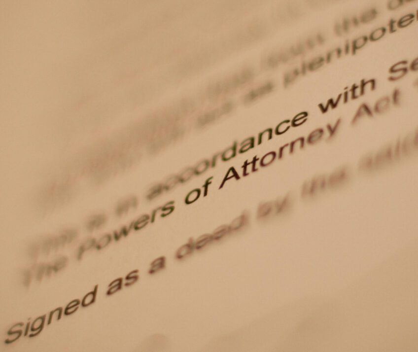 Claim a power of attorney refund