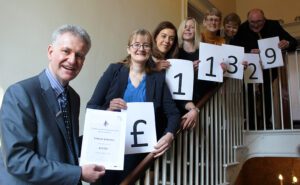 Tallents Solicitors raised £11,329 for Will Aid 2016