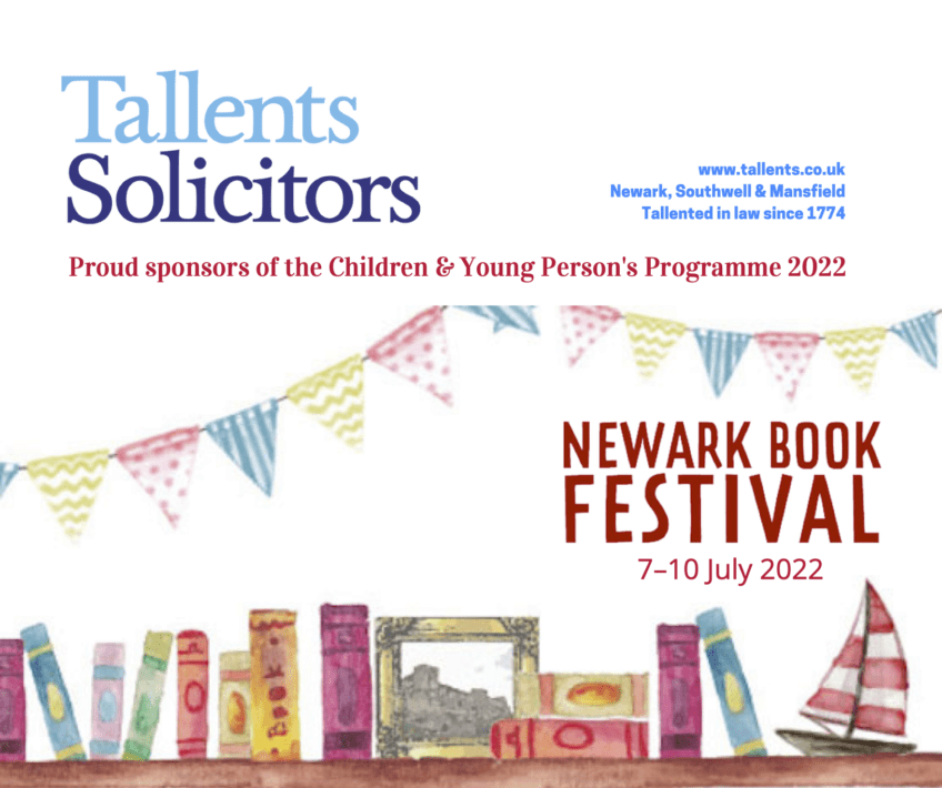 Tallents Solicitors is the proud sponsor of newark Book Festival