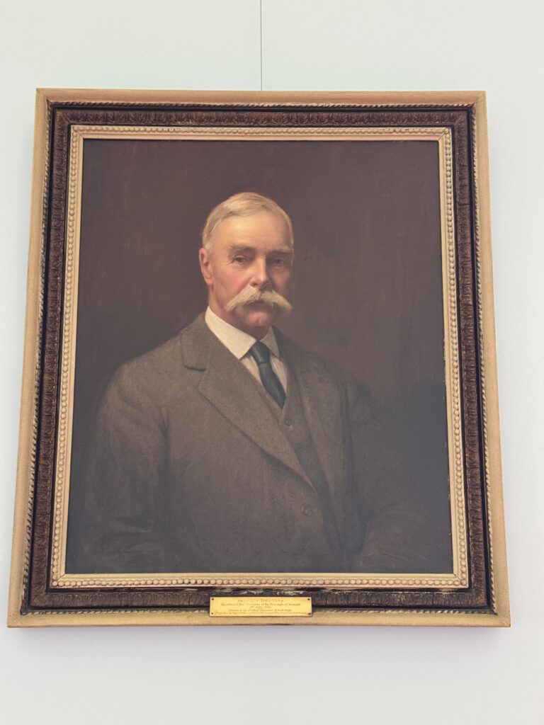 Godfrey Tallents (1845-1917), painted by Arthur Spooner. Original painting is held in Newark Town Hall Museum and Art Gallery