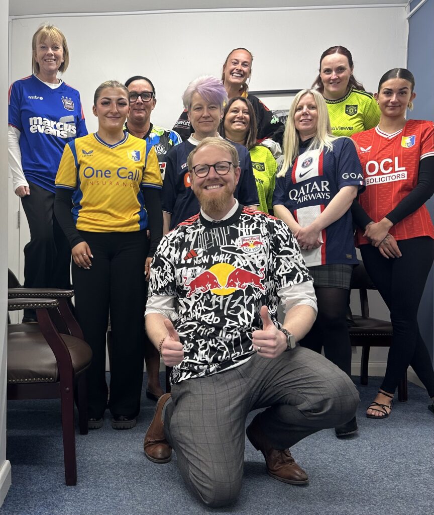 Tallents Solicitors took part in Football Shirt Friday