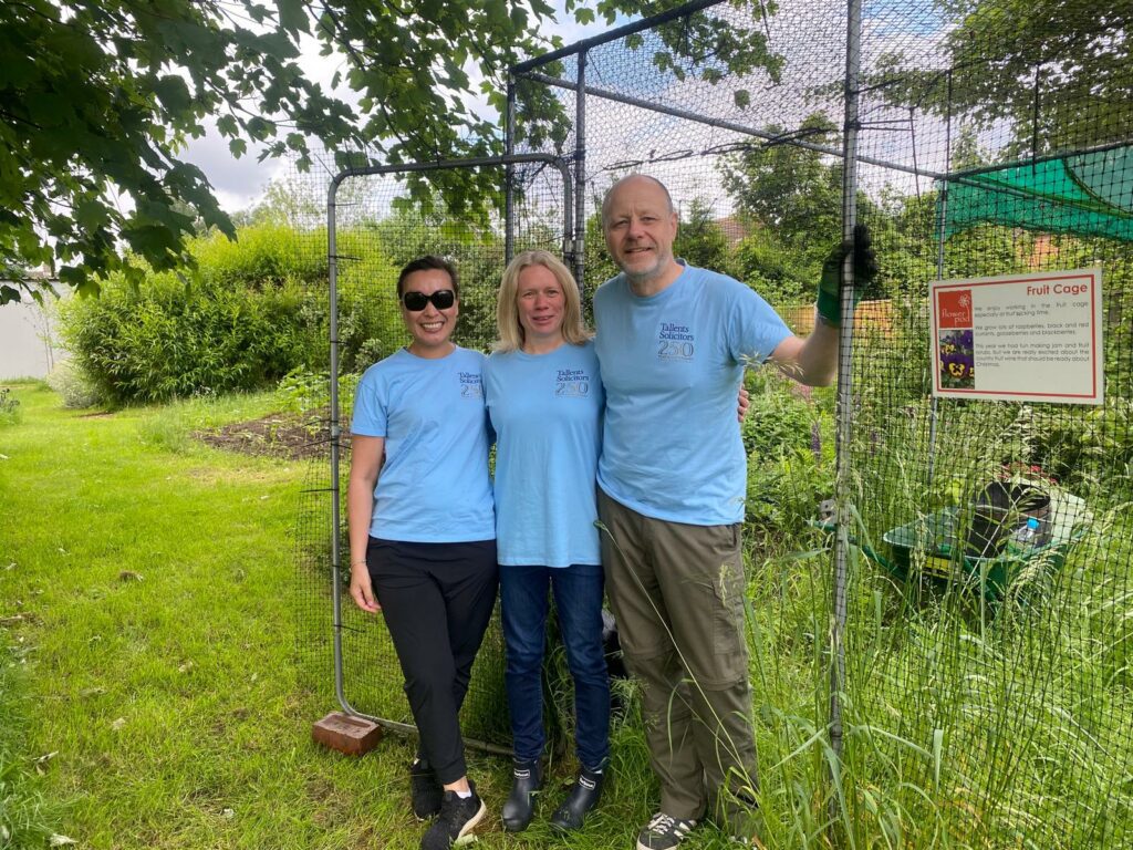 Tallents Solicitors volunteer at Reach Learning Disability as part of their 250 anniversary celebrations 