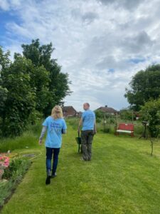 Tallents Solicitors volunteering at Reach Learning Disability as part of their 250 Anniversary Celebrations