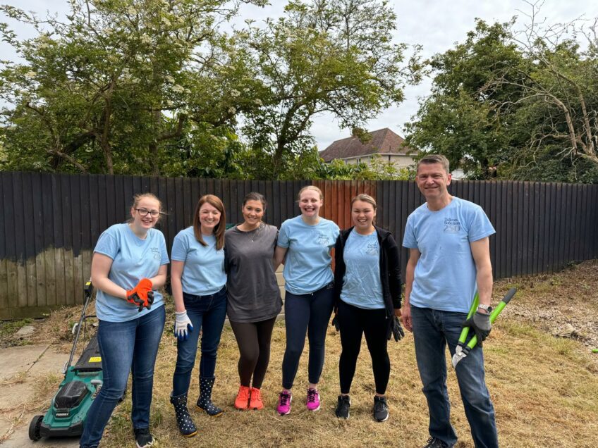 Staff from Tallents Solicitors volunteer at the Newark Emmaus Trust as part of their 250 Anniversary Celebrations