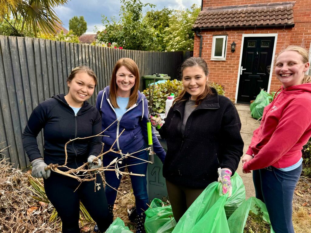 Staff from Tallents Solicitors volunteered at the Newark Emmaus Trust as part of their 250 Anniversary Celebrations.