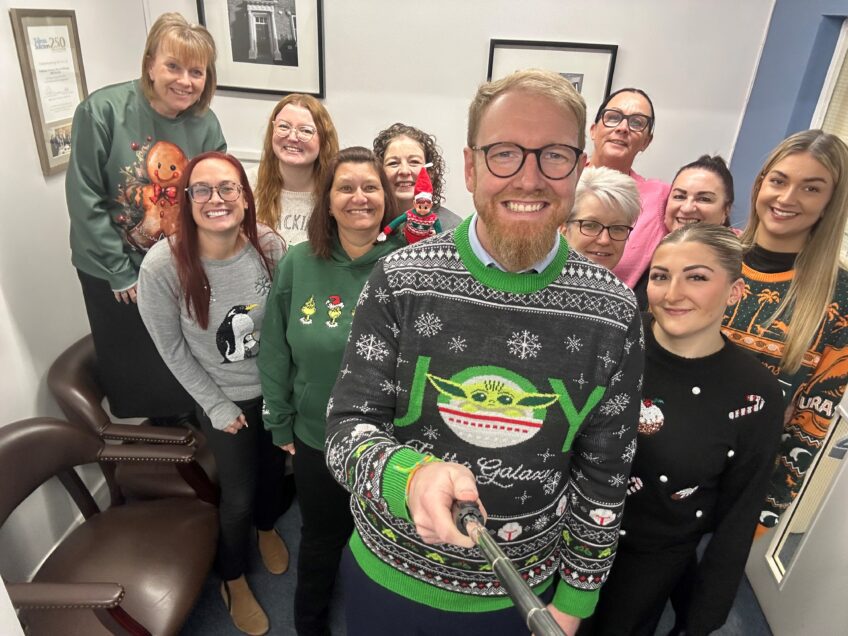 Tallents Solicitors participate in Christmas Jumper Day 2024