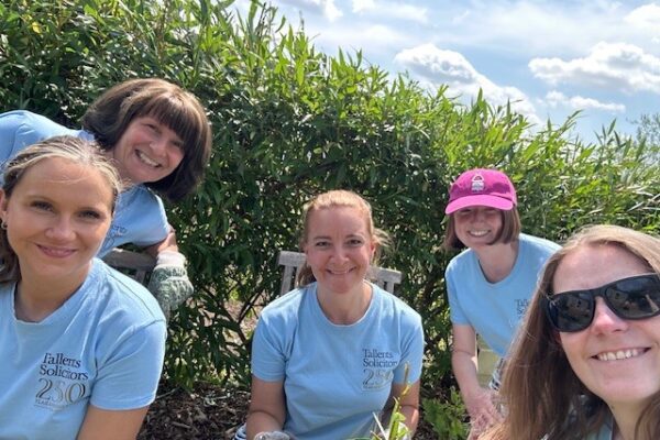 Tallents Solicitors volunteer again at local charities