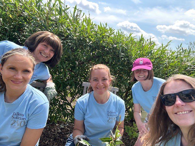 Tallents Solicitors volunteer again at local charities