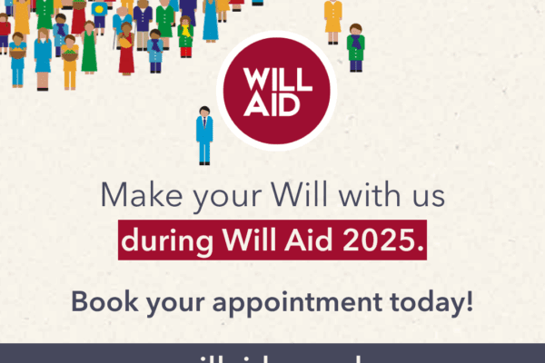 Make a will with Tallents Solicitors during Will Aid month