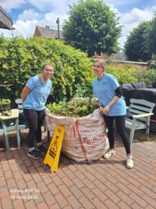 #TeamTallents volunteering at Beaumond House Hospice Care