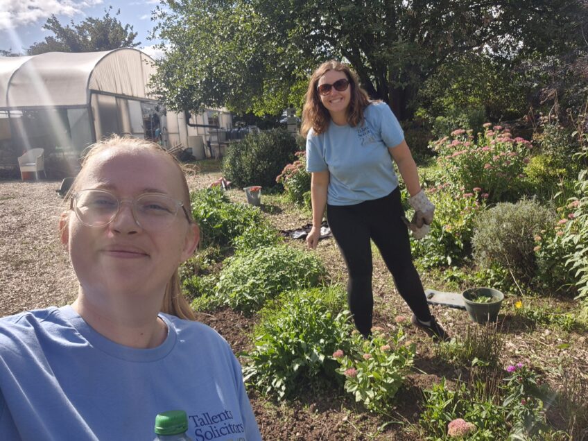 #TeamTallents returned to the Flower Pod at Southwell for some more volunteering