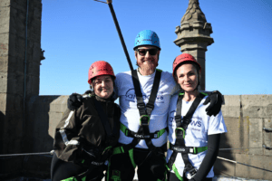 #TeamTallents charity abseil for Rainbows Hospice for Children and Young People