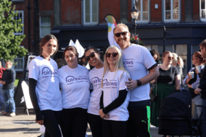 #TeamTallents raise over £1,800 for Rainsbows Hospice for Children and Young People in charity abseil