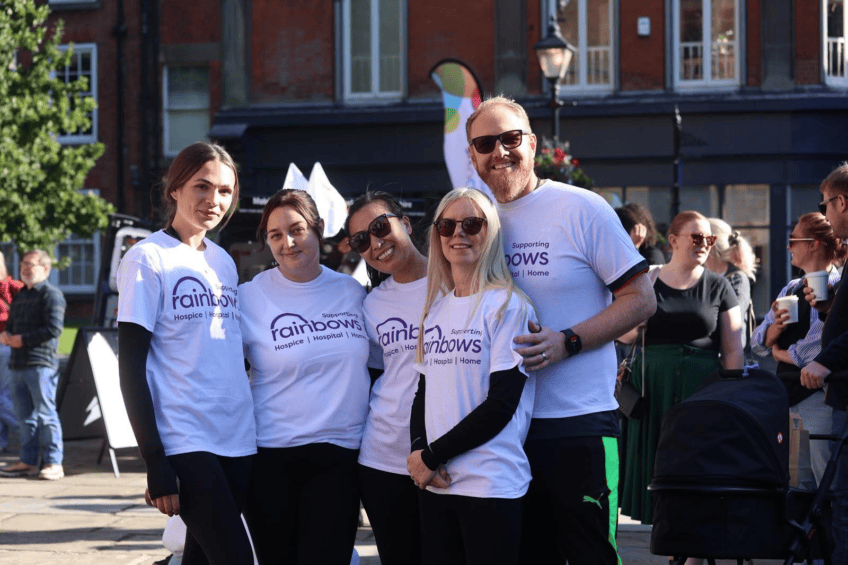 #TeamTallents raise over £1,800 for Rainsbows Hospice for Children and Young People in charity abseil